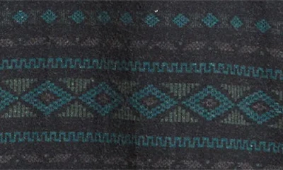 Dark Seas Austin Print Snap-up Shirt In Gray