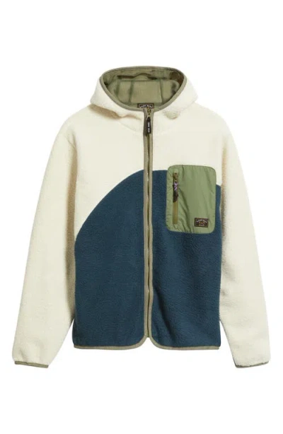 Dark Seas Aliso Colorblock Fleece Zip Hoodie In Multi
