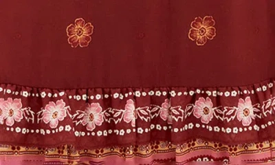 City Chic Cameron Long Sleeve Maxi Dress In Orange