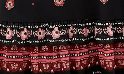 City Chic Cameron Long Sleeve Maxi Dress In Black