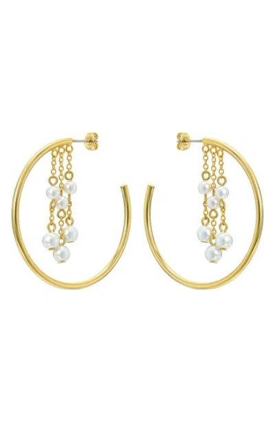 Ted Baker Casey Cascade Hoop Earrings In Gold