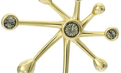 Ted Baker Stella Crystal Starburst Earrings In Gold