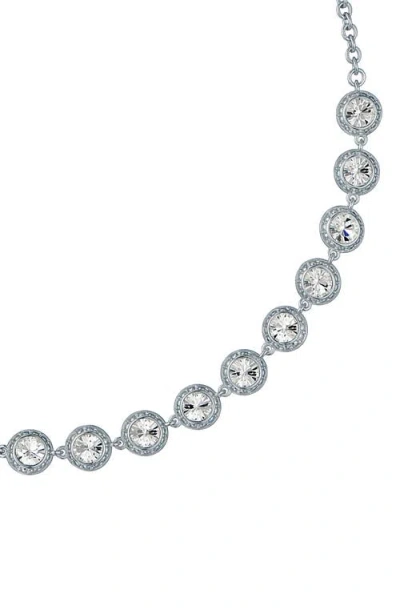 Ted Baker Solanna Solitaire Sparkle Crystal Necklace In Metallic