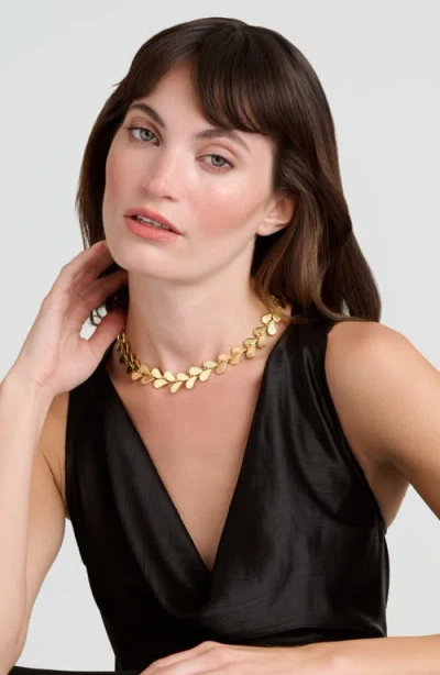 Ted Baker Amelia Abstract Heart Necklace In Gold