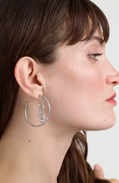 Ted Baker Cassidy Cascade Hoop Earrings In Metallic