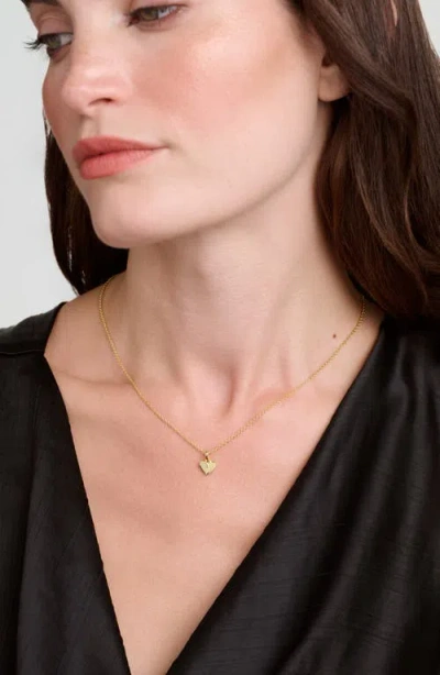 Ted Baker Alicia Abstract Heart Pendant Necklace In Gold