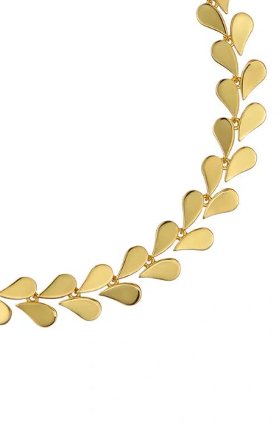 Ted Baker Amelia Abstract Heart Necklace In Gold
