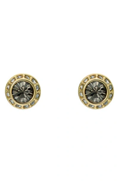 Ted Baker Soletia Solitaire Sparkle Crystal Stud Earrings In Gold
