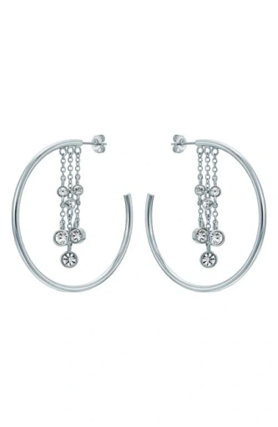 Ted Baker Cassidy Cascade Hoop Earrings In Metallic