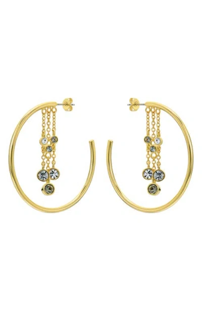 Ted Baker Cassidy Cascade Hoop Earrings In Gold
