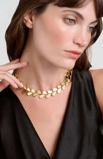 Ted Baker Amelia Abstract Heart Necklace In Gold