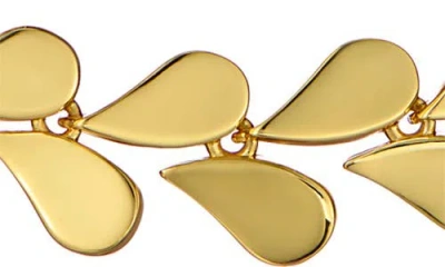 Ted Baker Amelia Abstract Heart Necklace In Gold