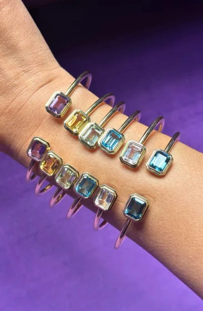 Goshwara Manhattan Round Flex Cuff In Gold