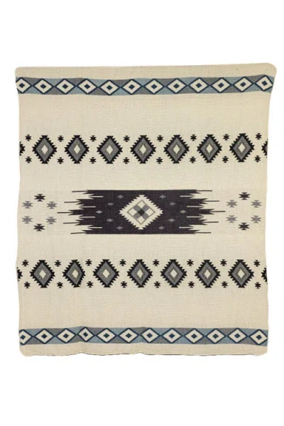 Purple Nest Design Yachana Collection Blanket In Blue