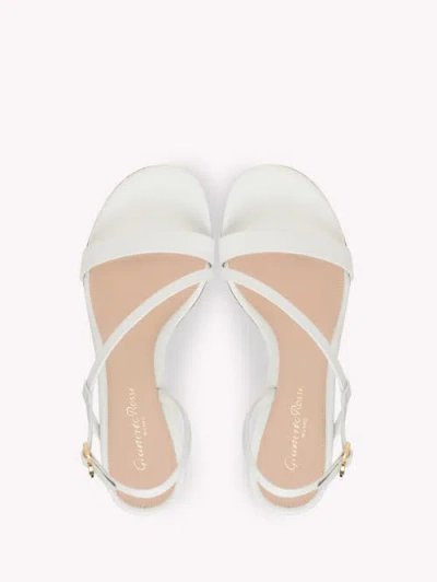 Gianvito Rossi Betsey Sandals In White