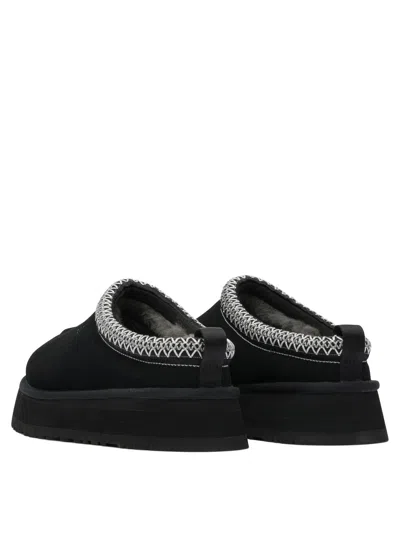 Ugg Tazz Suede Platform Slipper In Black