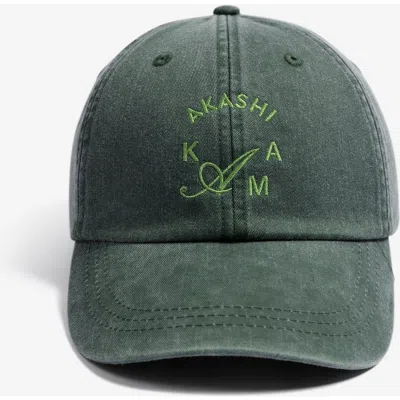 Akashi-kama Crest Hat In Green