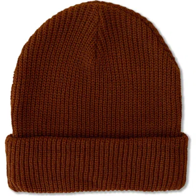 Sunshine Studios Billie Knit Beanie In Brown