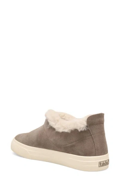 Taos Mini Chic Water Resistant Faux Fur Ankle Bootie In Brown