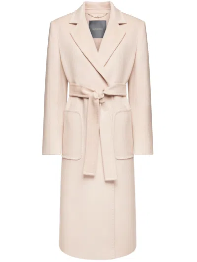 Elena Miro' Coat Clothing In White