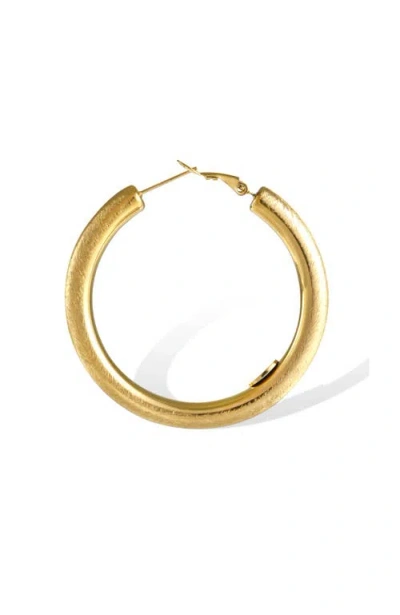 Rc Retro Chic Retro Large Hoop Earrings In Gold