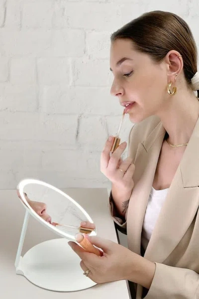 Fancii Abigail Led Travel Mirror In White