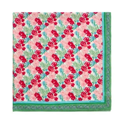 Lost Pattern Nyc "le Jardin" Beach Sarong Wrap In Multi