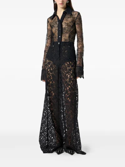 Blumarine Top Blacks And Greys In Black