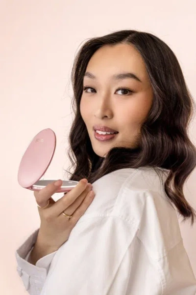Fancii Mini Taylor Led Compact Mirror In Pink
