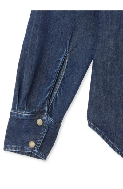 Fortela Elpaso Texan Denim Shirt In Blue