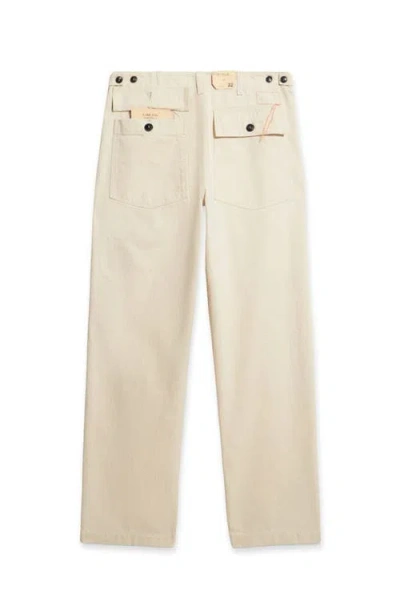 Fortela Newfatigue Japan Selvedge Ecrù Denim In Brown