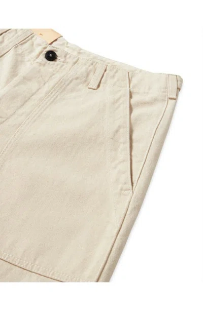 Fortela Newfatigue Japan Selvedge Ecrù Denim In Brown