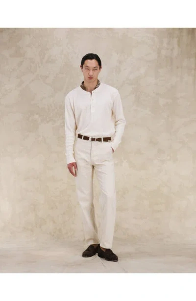 Fortela Newfatigue Japan Selvedge Ecrù Denim In Brown