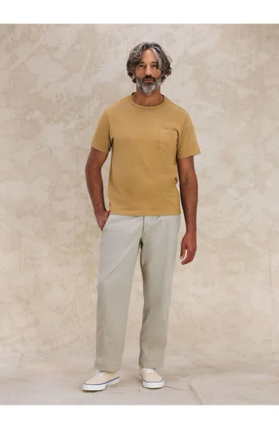 Fortela Officer Cotton Bedford Chino Trousers In Gray