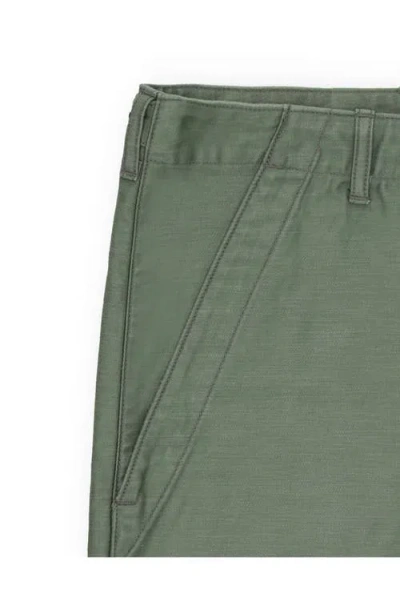 Fortela Newfatigue Satin Pocket Trousers In Green