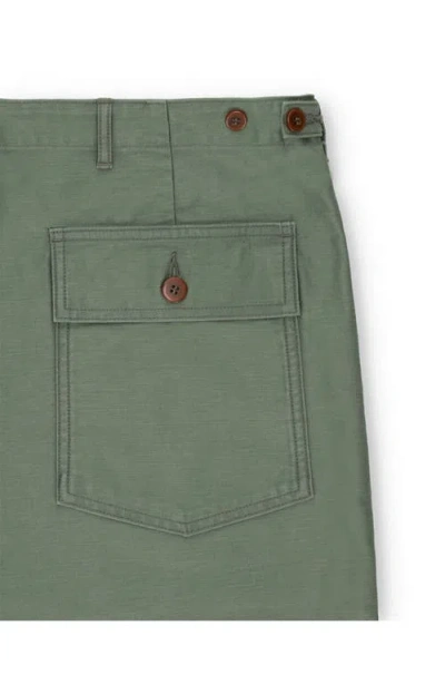 Fortela Newfatigue Satin Pocket Trousers In Green