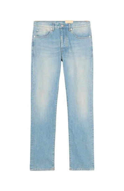 Fortela 966 John Stone Wash 5-pocket Regular Fit Denim Trousers In Blue