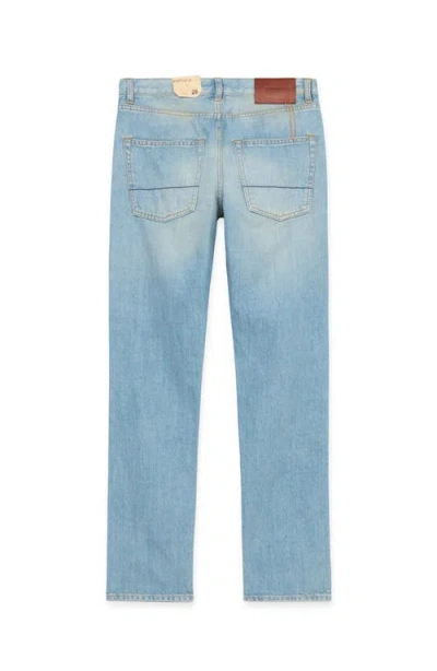 Fortela 966 John Stone Wash 5-pocket Regular Fit Denim Trousers In Blue