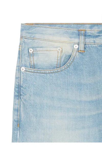 Fortela 966 John Stone Wash 5-pocket Regular Fit Denim Trousers In Blue