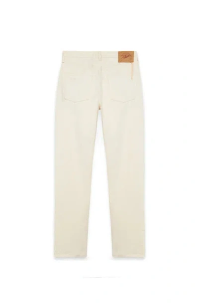 Fortela 992 Johnny Japan Selvedge High-waisted 5-pocket Ecrù Denim In Brown