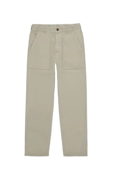 Fortela Newfatigue Bedford Fabric Pocket Trousers In Gray