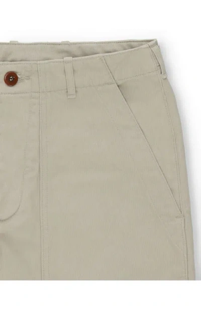 Fortela Newfatigue Bedford Fabric Pocket Trousers In Gray