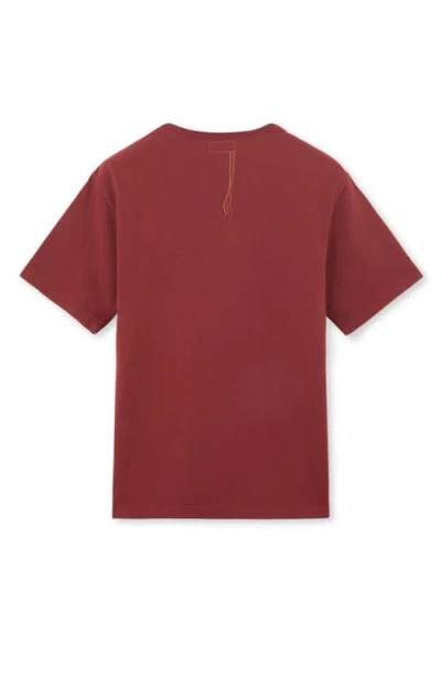 Fortela Tubejp Cotton Chest Pocket T-shirt In Purple