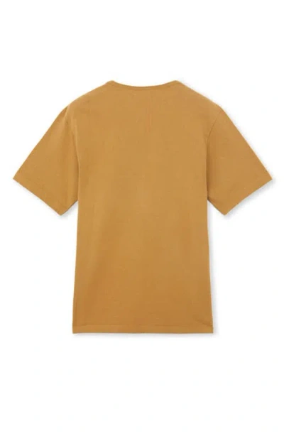 Fortela Tubejp Cotton Chest Pocket T-shirt In Gold