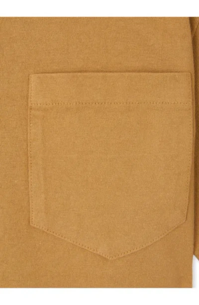 Fortela Tubejp Cotton Chest Pocket T-shirt In Gold