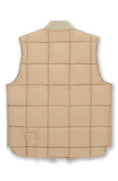 Fortela Nylon Vest2 With Camouflage Lining In Brown