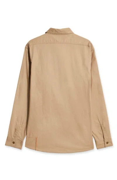 Fortela Otero Cotton Shirt In Gold