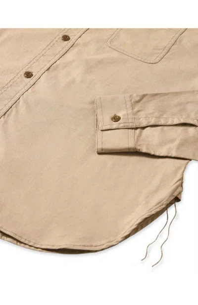 Fortela Otero Cotton Shirt In Gold