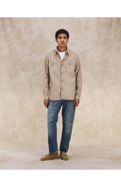 Fortela Otero Cotton Shirt In Gold