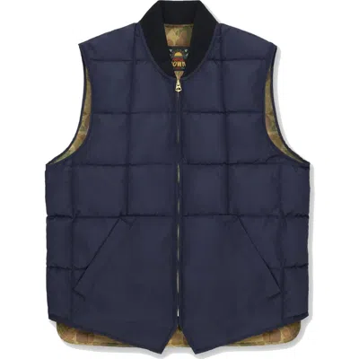 Fortela Nylon Vest2 With Camouflage Lining In Blue